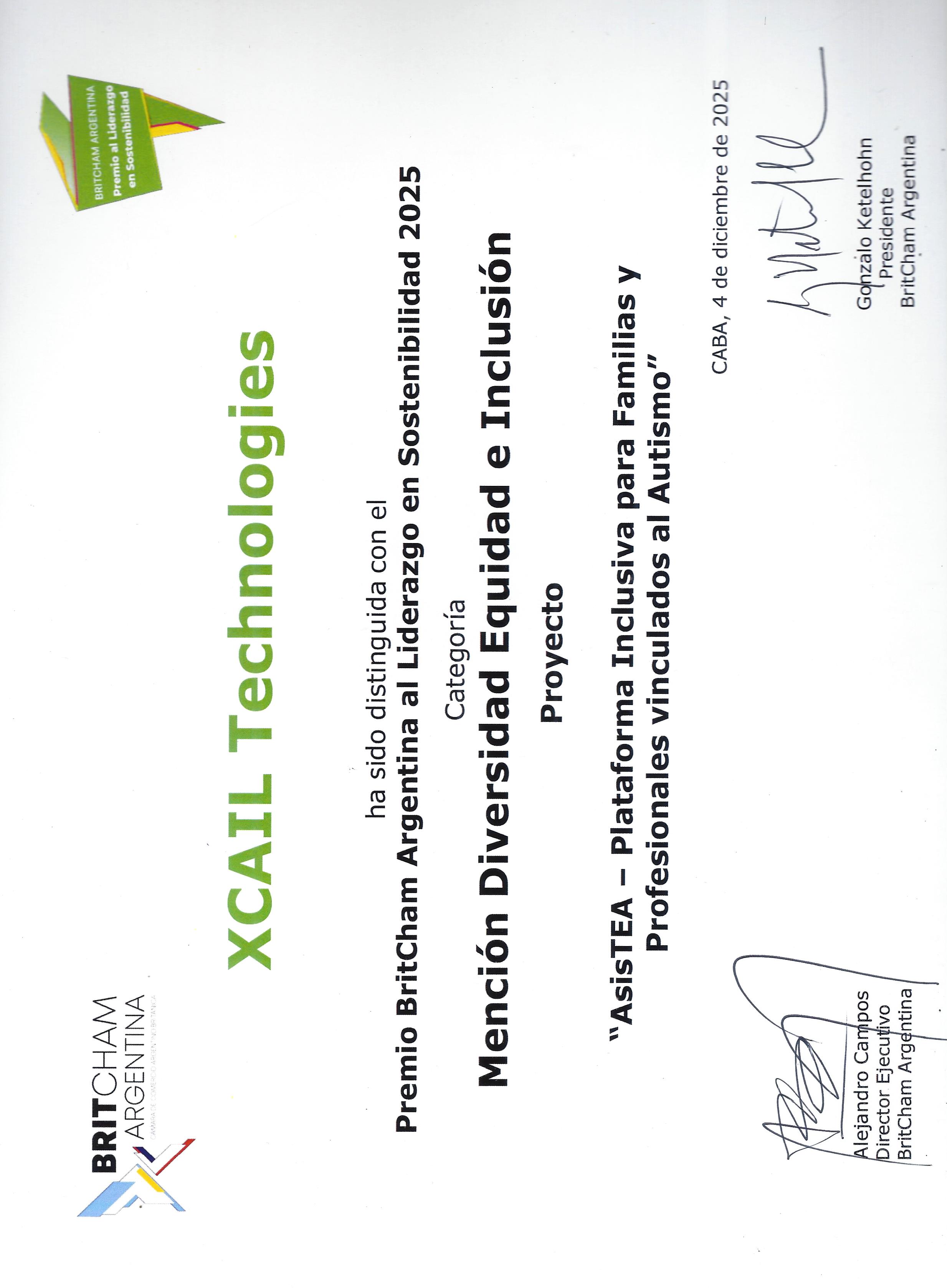 Certificado BritCham 2025